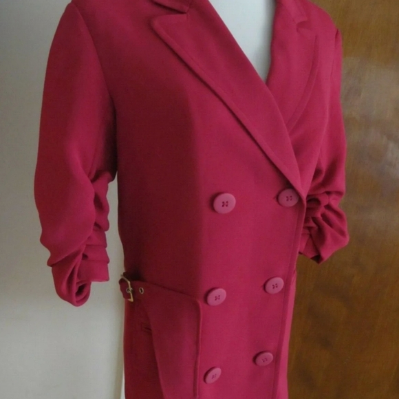 Armani Exchange bright pink Detailed Blazer - Picture 4 of 11